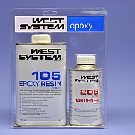 Epoxidharz und Härter Package • LANGSAM härtend • West System • 1,2 kg (1000/200 g) • Mix 1:5
